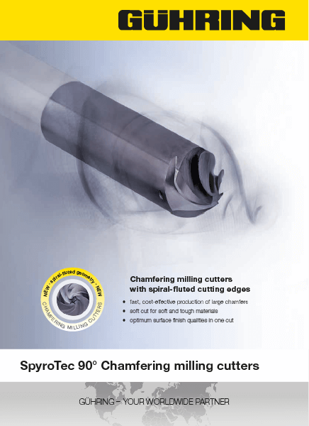 Catálogo Spyrotec 90 Chamfering Milling Cutters